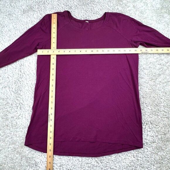 Lululemon Emerald Long Sleeve Tee Marvel Purple - Picture 7 of 8